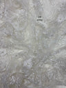 3D Chiffon Flower Pearls And Beaded Lace Polyester Fabric - Black, White, Off White, 3D Floral Beaded Lace, 54" Width (1 Yard)