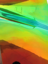 Holographic Multi-Color Chrome Vinyl Fabric by the Yard