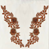 3D Floral Embroidered Lace Applique