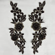 3D Floral Embroidered Lace Applique