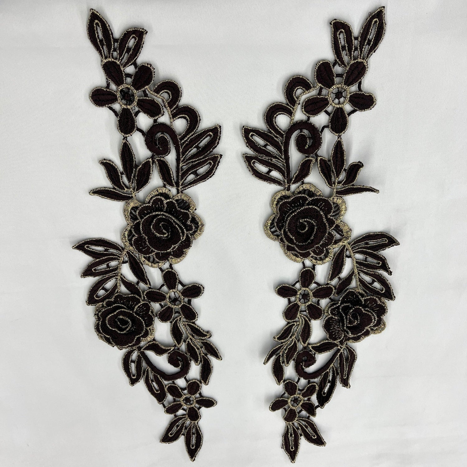 3D Floral Embroidered Lace Applique