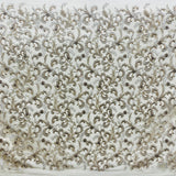 Beaded Lace Fabric Embroidered Mesh Champagne