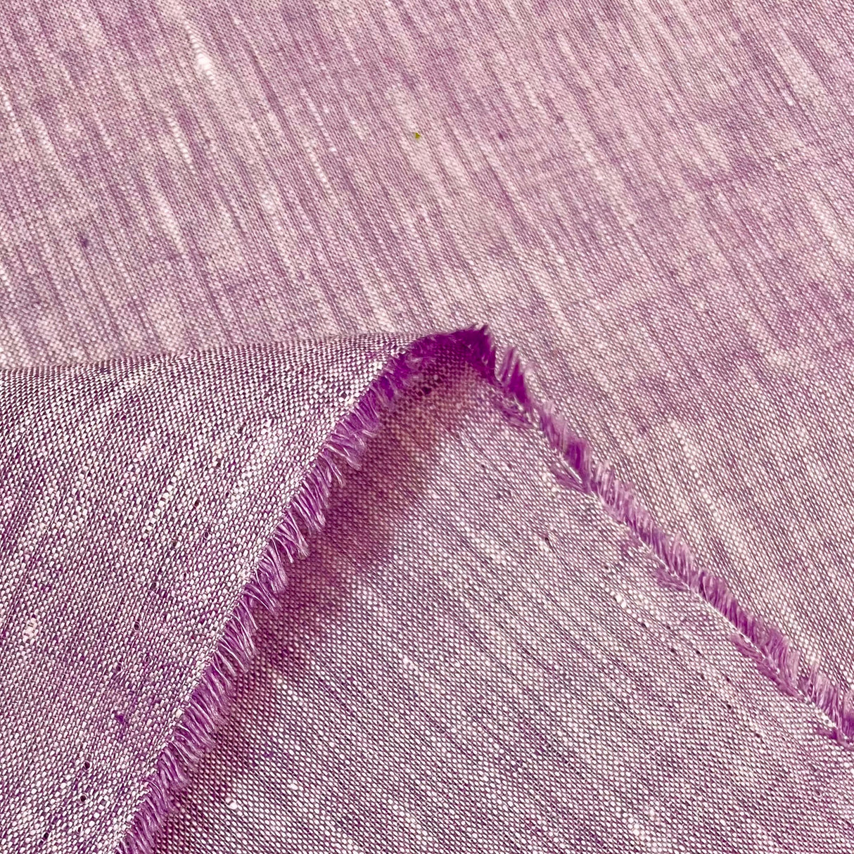 Pure Linen 2-Tone Mélange Purple Ivory