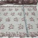 Beaded Floral Lace Trimming 21" Wide