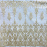 Corded Bridal Lace Fabric 52" Polyester Net Mesh