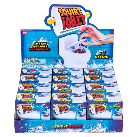 Squirt Toilet Joke Toy (12 PC Display)