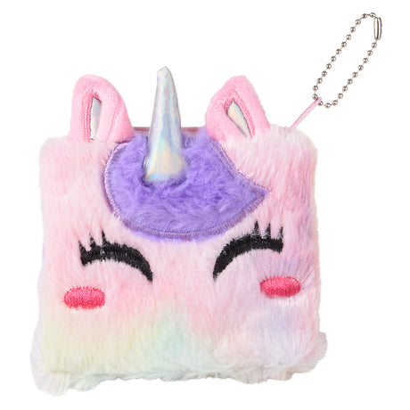 Plush Unicorn Coin Purse 5" (1 DZ)