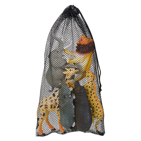 Safari Animal Assortment Mesh Bag Set