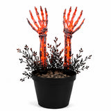 1 Pair Orange LED Ghost Hands Halloween Decoration