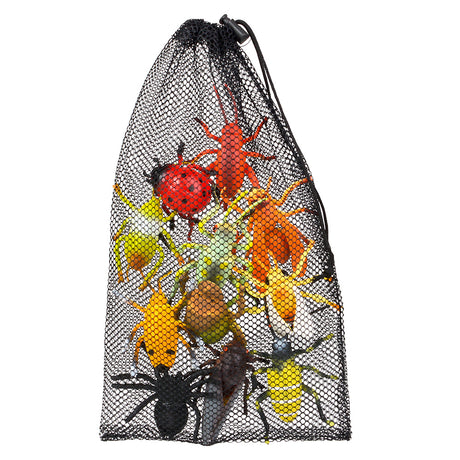 Insect Figures in Mesh Bag