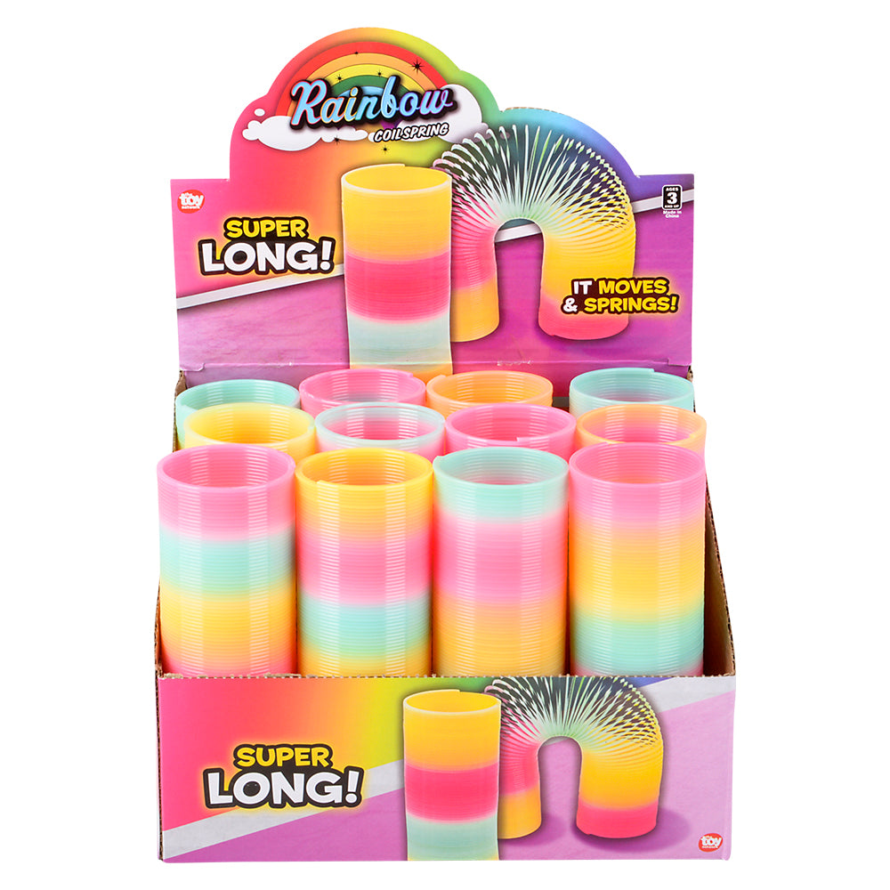 Rainbow Coil Spring (12 Piece Display)