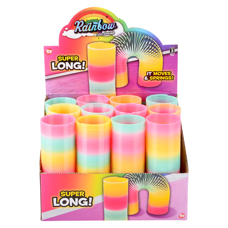 Rainbow Coil Spring (12 Piece Display)
