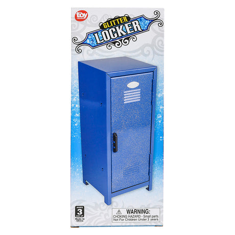 Mini Metal Locker 11" Glitter Decor