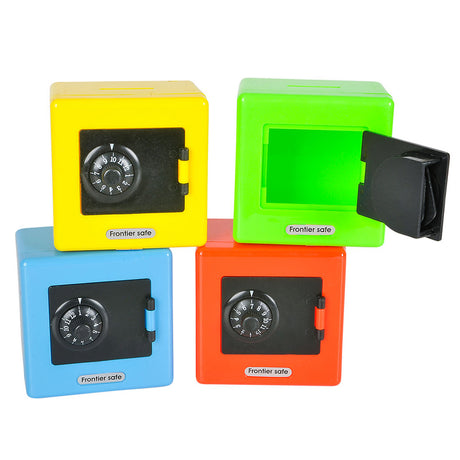 Plastic Combination Safe Bank (1 DZ)