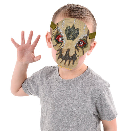 Dino Mask Plastic Mask (1 PC)