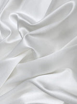 White Stretch Crepe Back Satin