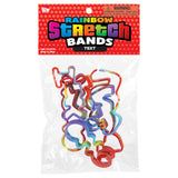 Rainbow Silicone Stretch Bands (144 Pc Can)