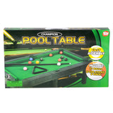 Pool Table Mini Game 19" x 11"