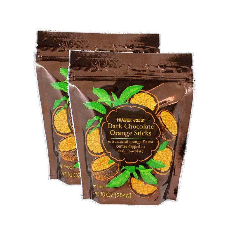 Trader Joes Dark Chocolate Orange Sticks/10 Oz