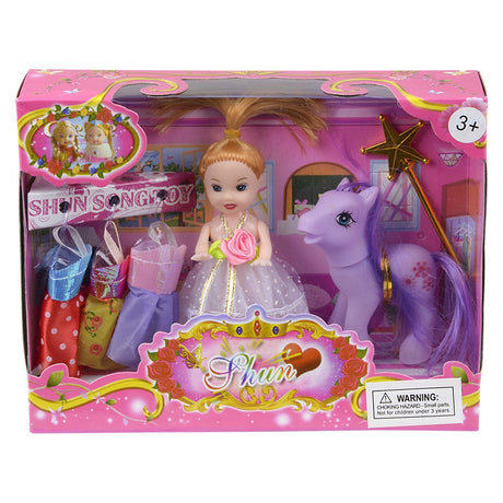 Princess Pony Doll Set (6 Pc)