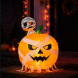 47.2-inch horror pumpkin Halloween yard decoration