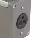 Electro-Rail Plug In Jack With Box and Receptacle 2 Pole 15 AMP ERS-41P