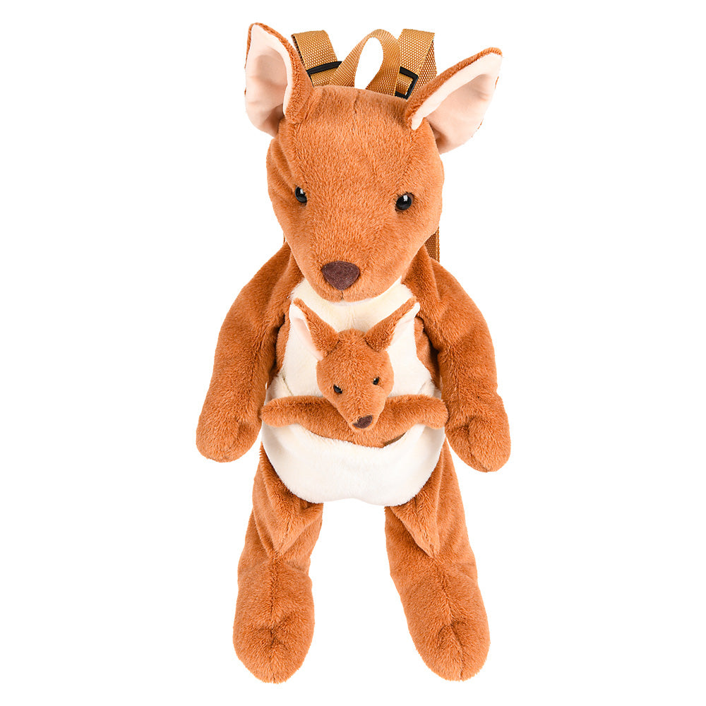 Kangaroo Backpack Plush Toy (1 PC)