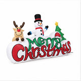 10FT Santa Claus with Fawn Christmas Yard Decoration