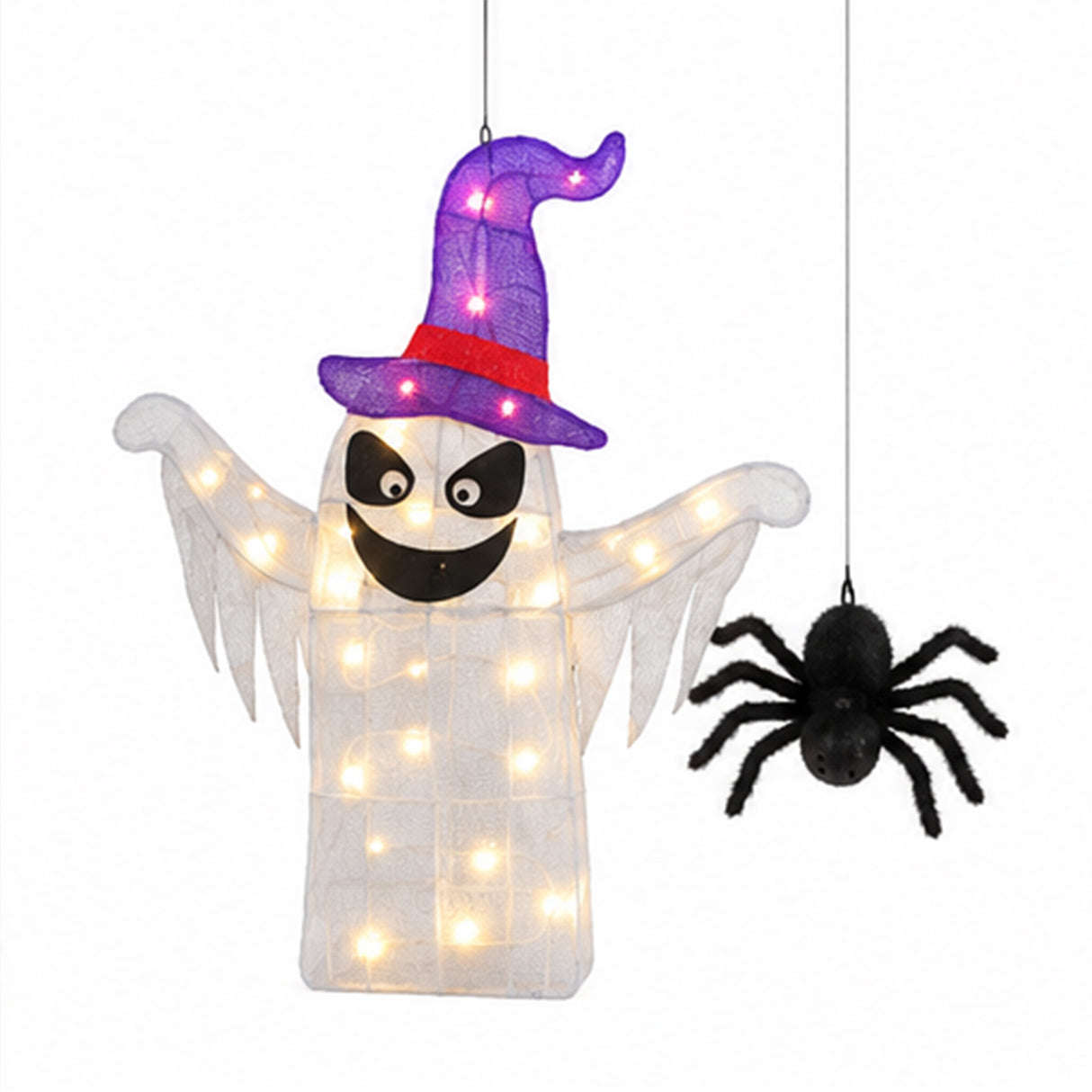30 Inch Halloween Ghost Decoration Outdoor Yard Decor