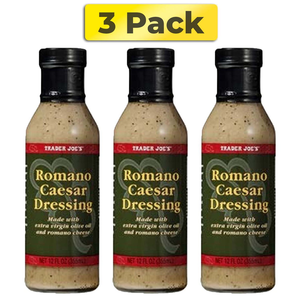 Trader Joe's Romano Caesar Dressing NET 12 FL OZ (355ml)