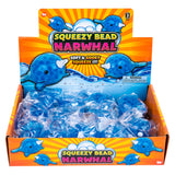 Squeezy Bead Narwhal (12 PC Display)