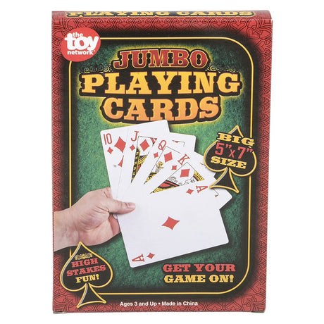 Jumbo Playing Cards 5 x 7 (1 DZ)