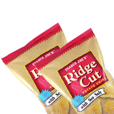 Trader Joes Ridge Cut Potato Chips with Sea Salt 16 Oz