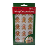 Christmas Edible Cake Decorations Candy Cupcake Topper
