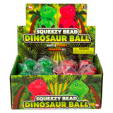 Squeezy Bead Dinosaur Ball (1 DSP)