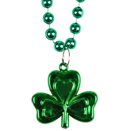 Shamrock Beaded Necklaces (1 DZ)