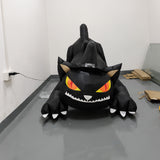 6FT Long Black Cat Halloween Inflatable Yard Decor