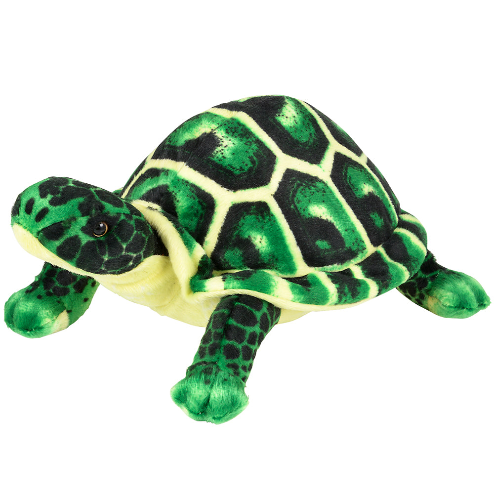 Plush Turtle Brown/Green 10.5"