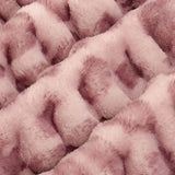 Luxe Cuddle Milan Clouded Leo Rosewater Fabric 58-60"
