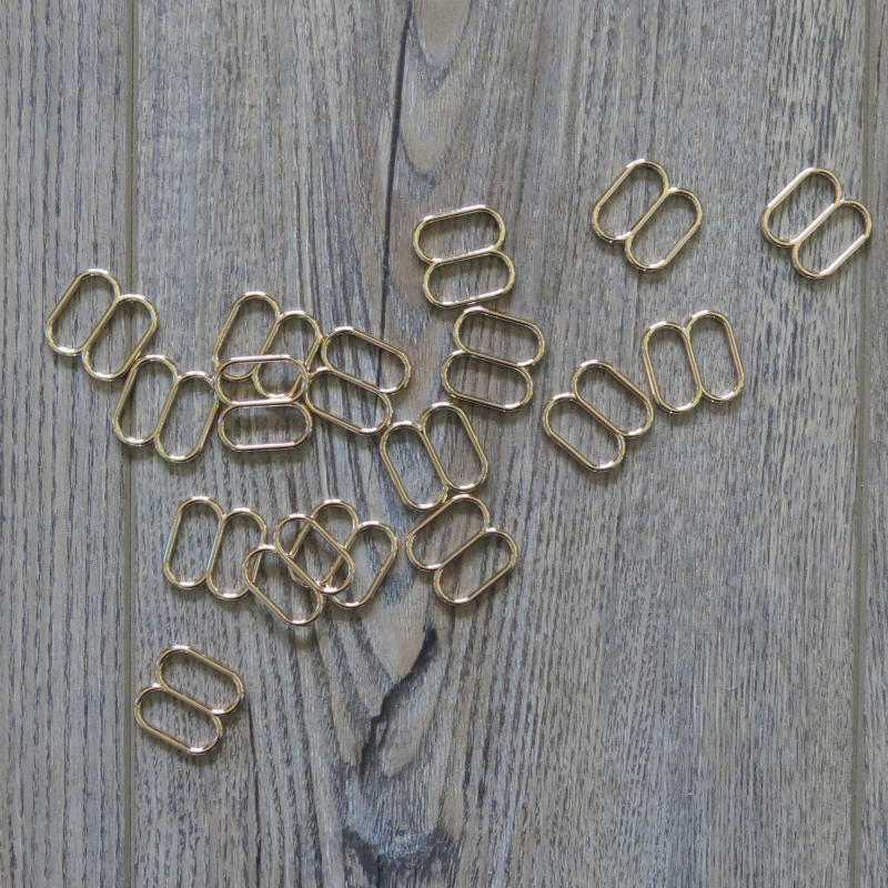 3/4 Inch Gold Bra Slide