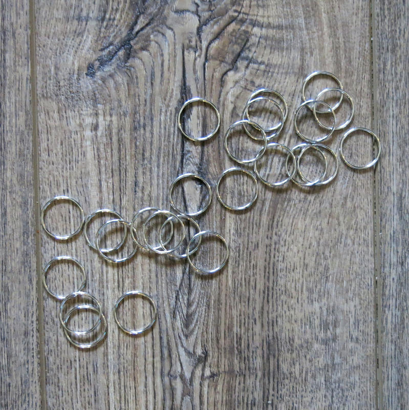 3/4 Inch Silver Bra Ring