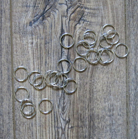 3/4 Inch Silver Bra Ring
