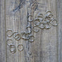 3/4 Inch Silver Bra Ring