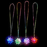 Flashing Crystal Star Ball Necklace (1 DZ)