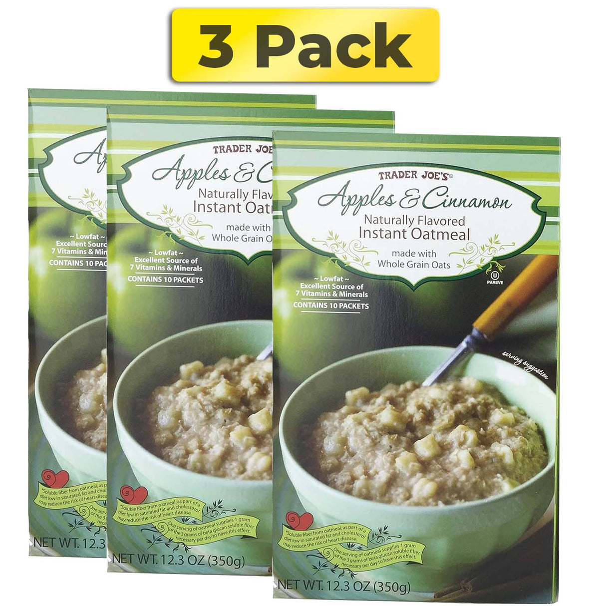 Trader Joe's Apple & Cinnamon Naturally Flavored Instant Oatmeal