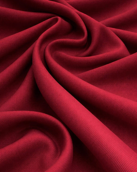 Stretch Denim Look Twill Burgundy