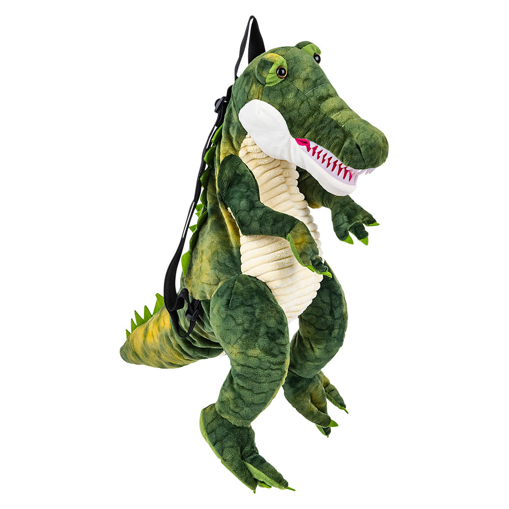 Alligator Backpack Plush Backpack With Plastic Teeth