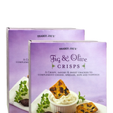 Trader Joe's Fig & Olive Crisps For Sweet Snack (5.3 Oz)