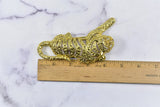 Rhinestone Tiger Buckle Connector Gold