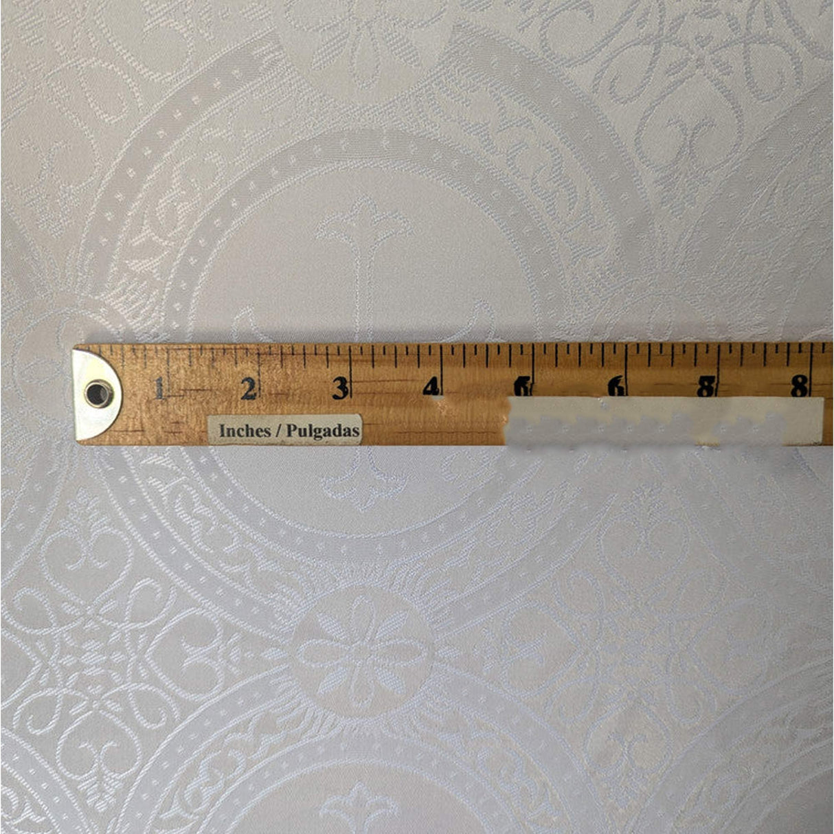 Church Cross Brocade Polyester Fabric - Matte Finish, Cross Pattern, 58/59" Width, 5 Colors (1 Yard)
